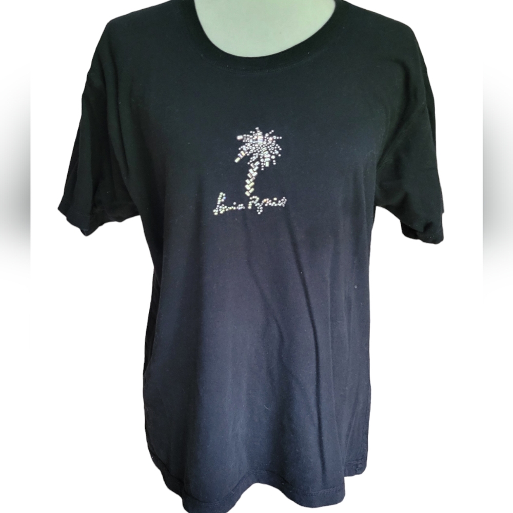 SONIA RYKIEL PALM TREE SPARKLE TEE
